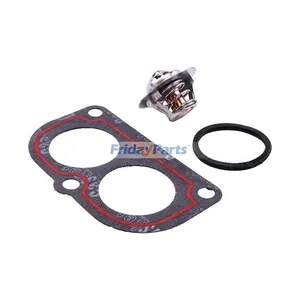 Thermostat and Gasket Kit AR48675 for John Deere Tractor 2640 4955 6320 8100T Loader 640E 740A Harvester 9100 — 3
