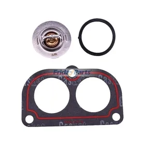Thermostat and Gasket Kit AR48675 for John Deere Tractor 2640 4955 6320 8100T Loader 640E 740A Harvester 9100 — 2