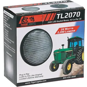 Tiger Lights 24W LED Sealed Round Hi/Lo Beam for John Deere 2755, 2940… — 6