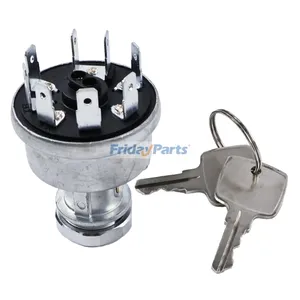 Ignition Switch With Keys RE45963 for John Deere Engine 4045 3029 Tractor 5105 5200 5205 5210 5220 5300 5310 5400 5410 5085E 5075E 5065E 5055E 4200 4700 — 2