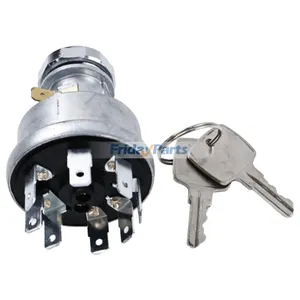 Ignition Switch With Keys RE45963 for John Deere Engine 4045 3029 Tractor 5105 5200 5205 5210 5220 5300 5310 5400 5410 5085E 5075E 5065E 5055E 4200 4700 — 8