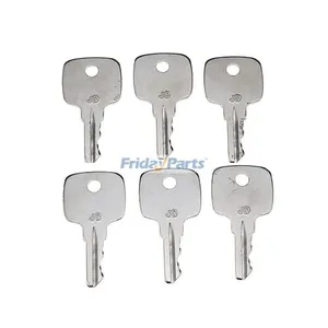 Set of 6 Ignition Keys AR51481 for John Deere Tractor 322 330 332 655 755 756 830 855 856 955 4200 4300 4400 — 2
