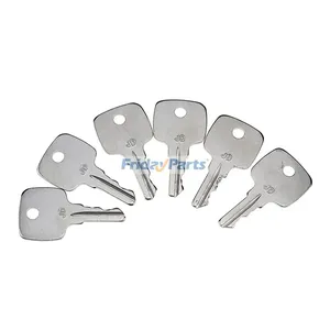 Set of 6 Ignition Keys AR51481 for John Deere Tractor 322 330 332 655 755 756 830 855 856 955 4200 4300 4400