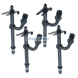 4 Pieces Fuel Injector AR89564 for John Deere 4180 4202 4219 4239 Engine 350B 400G 450 455G 550G 555G 650G 70D 290D 380 480 482C JD380 JD480