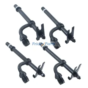 4 Pieces Fuel Injector AR89564 for John Deere 4180 4202 4219 4239 Engine 350B 400G 450 455G 550G 555G 650G 70D 290D 380 480 482C JD380 JD480 — 3