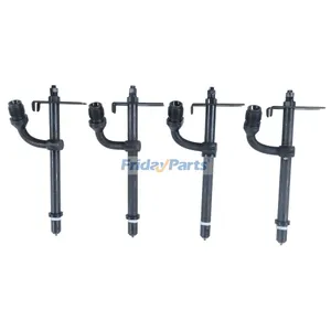 4 Pieces Fuel Injector AR89564 for John Deere 4180 4202 4219 4239 Engine 350B 400G 450 455G 550G 555G 650G 70D 290D 380 480 482C JD380 JD480 — 7
