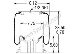 AIR SPRING  – ROLLING LOBE