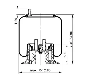 AS9265 ContiTech Air Spring — 3