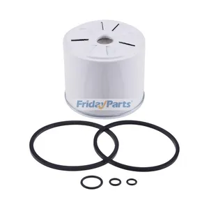2Pcs Fuel Filter Element F003129 AT17387 for John Deere 400 350B 24 180 301 303 480 450 302 401 440 401B 300 570 544 401C 410 540 310 300B 380 350 — 2