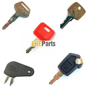 Aftermarket Ignition Key Heavy Equipment Key Set 5 Keys CAT John Deere & Komatsu Caterpillar 787 AT147803 AR51481 5P8500 8H5306 key