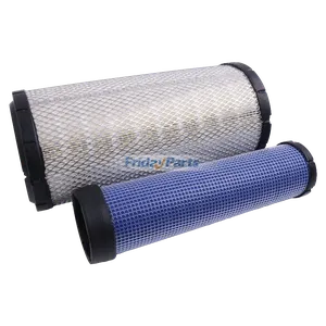 Air Filters Set 222421A1 222422A1 AT171853 AT171854 for CASE New Holland Kubota Caterpillar CAT John Deere Komatsu Ford - Replaces Donaldson P829333 P828889