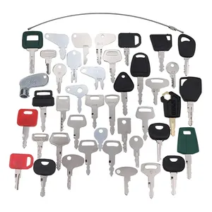 42 Pcs Key for CASE Caterpillar CAT John Deere JCB Komatsu Volvo Heavy Equipment — 3