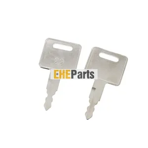 Aftermarket Ignition Key AT194969 (10 pcs) for John Deere Excavator 110 120 120C