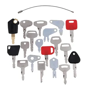 18 Pcs Ignition Key for CASE Caterpillar CAT Hitachi JCB John Deere Kobelco Komatsu Takeuchi Volvo Heavy Construction Equipment — 3