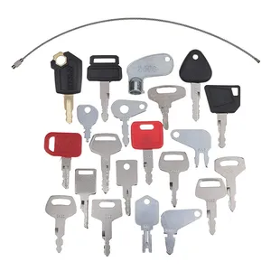 21 Pcs Ignition Key for CASE Caterpillar CAT Komatsu John Deere Heavy Equipment — 2