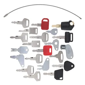 21 Pcs Ignition Key for CASE Caterpillar CAT Komatsu John Deere Heavy Equipment — 3