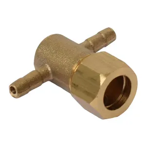 Fuel Injector Tee Fitting for John Deere 20 & 30 Series Diesel Tractors