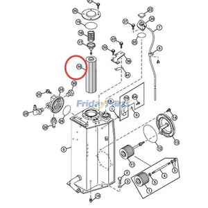 Hydraulic Filter AT308568 for John Deere Engine 4039 4239 Excavator 190 27C 27D 27ZTS 35C 35D 490 50D 50G 60D 70D 80 — 5