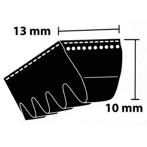 Fan belt 13X1325La