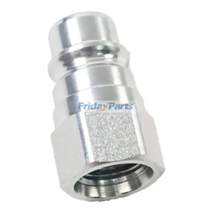 4 Pieces Male Hydraulic Quick Coupler Plug AW32184 for John Deere Engine 4045 Loader 220R 300X 700M H120 H165 — 4