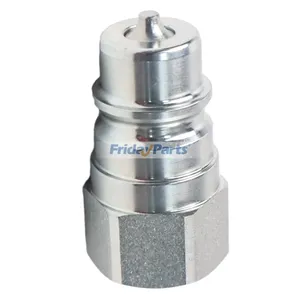 4 Pieces Male Hydraulic Quick Coupler Plug AW32184 for John Deere Engine 4045 Loader 220R 300X 700M H120 H165 — 2