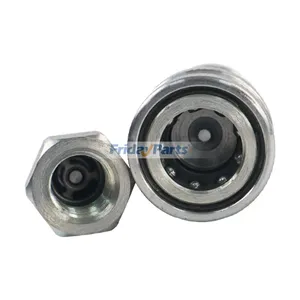Male & Female Hydraulic Quick Coupler LVA16843 & AW32184 for John Deere H120 D120 220R 1023E 1025R 1026R 2025R 2032R 2036R 2038R 3025E 3032E — 2