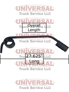 Betts HD B33 Coiled Angled Mud Flap Hanger Kit… — 2
