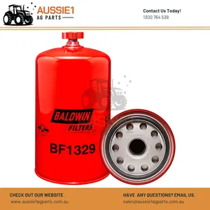 Baldwin Spin-on Fuel/Water Separator with Drain BF1329 (R90P, RE500186, 84211170)