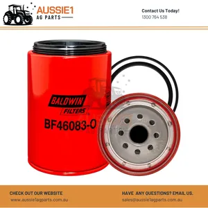 Baldwin BF46083-O Spin-on Fuel Filter with Open End for Bowl (RE500186, 1393640)
