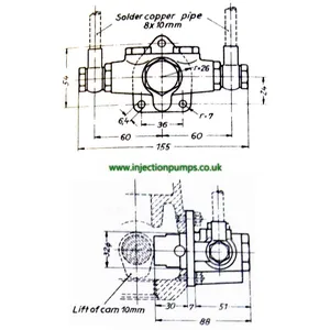 CAV BFP/K22 lift pump 6207040 — 4