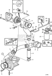 Engine Coolant, Filter / Filtre liquide de refroidissement — 7
