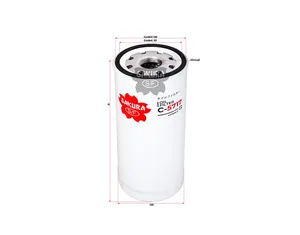 Sakura Bypass Spin-on Oil Filter C-5717 Cross Ref: 119962280 — 2