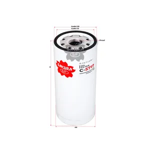 Sakura Bypass Spin-on Oil Filter C-5717 Cross Ref: 119962280
