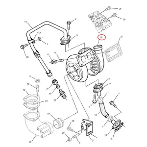 Turbo TA3123 Turbocharger 0R-9512 118-8384 for Caterpillar CAT Engine 3054 Telehandler TH103 TH62 TH63 TH82 TH83 — 6