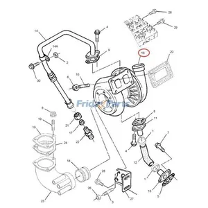 Turbo TA3123 Turbocharger 0R-9512 118-8384 for Caterpillar CAT Engine 3054 Telehandler TH103 TH62 TH63 TH82 TH83 — 6