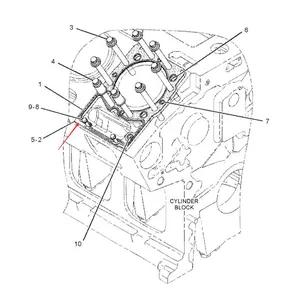Cylinder Head Gasket 1106991 for Caterpillar CAT Engine 3508 3512 3516 Excavator 5130 5230 Tractor 776C 776D 784B 784C — 3