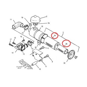 Air Filter Kit 123-2367 123-2368 for Caterpillar CAT Engine 3054 C4.4 Loader 247B Series II — 5