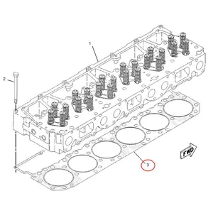 Cylinder Head Gasket 1873306 for Caterpillar CAT Engine C-10 C-12 Excavator 345B Motor Grader 163H 140H 160H 16H — 2