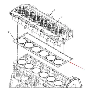Cylinder Head Gasket 2219392 for Caterpillar CAT Engine C11 C13 Excavator 345C 345D 349D 349E Tractor 621H 623H 627H — 2