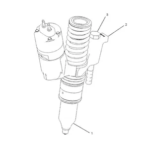 Fuel Injector 249-0705 for Caterpillar CAT Engine C13 Excavator 349 352 355 Wheel Loader 980 980L 980M 982 982M — 2