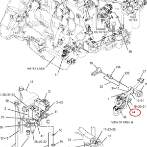 Oil Pressure Sensor 2746719 for Caterpillar CAT Engine G3304B G3306B G3508 Excavator 324D 325D — 5