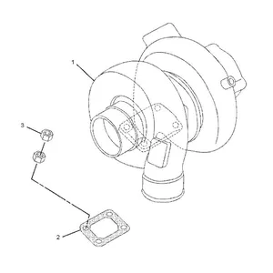 Turbo TD06H Turbocharger 287-0049 for Caterpillar CAT Engine C6.4 Excavator 320D 323D — 5