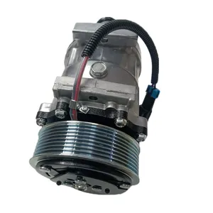 SD7H15?A/C Compressor 299-2212 for Caterpillar CAT Backhoe Loader?416E 420E 422E 422F 428E 430E 432F 434F 442E 444F — 4