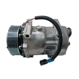 SD7H15?A/C Compressor 299-2212 for Caterpillar CAT Backhoe Loader?416E 420E 422E 422F 428E 430E 432F 434F 442E 444F