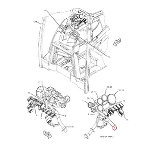 Switch Assembly-Rocker 300-4994 for Caterpillar CAT Loader 414E 420E 420F 430E 430F 432E — 2