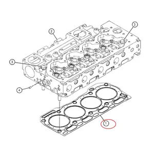 Cylinder Head Gasket 3108520 for Caterpillar CAT Engine C4.4 Excavator 318D2 313D2 320 M313D M315D M315D2 M317D2 — 2