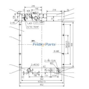 Oil Cooler 3174354 for Caterpillar CAT D3G D4G D5G Tractor — 5