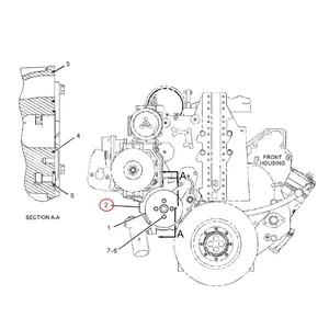 Water Pump 338-1149 for Caterpillar CAT Engine C9.3 C9.3B Excavator 336E Wheel Loader 966K 966M 972K — 6