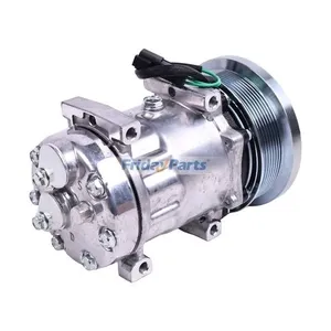 SD7H15 A/C Compressor 338-9100 for Caterpillar CAT Engine C32 3516B Loader 990K 992K 993K 994K — 2