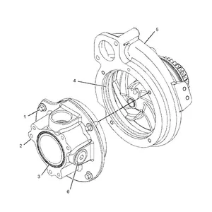 Water Pump 352-0205 for Caterpillar Engine C11 C13 Excavator CAT 345C 345D 349D Wheel Loader 966H 972H 980C — 6